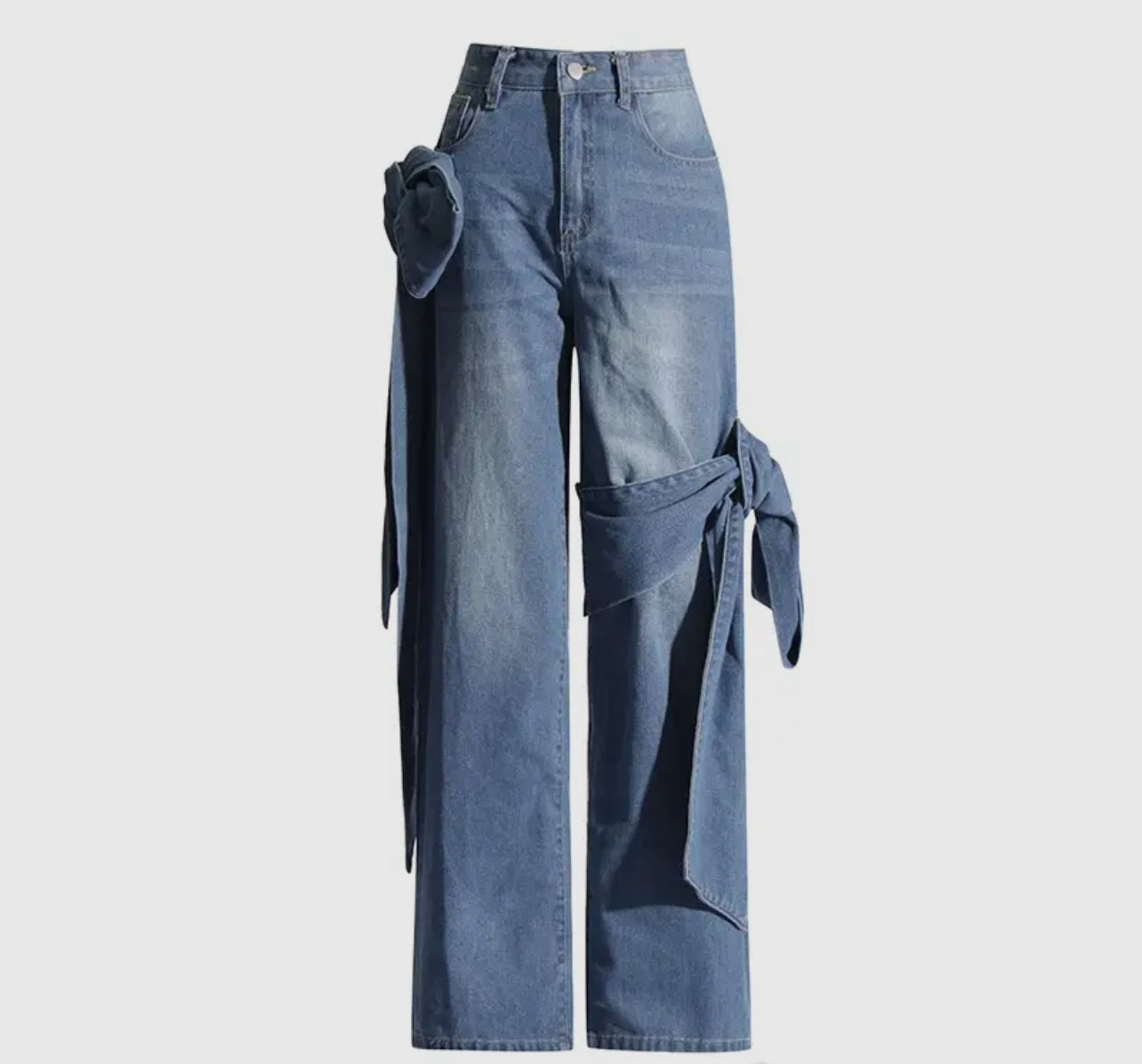 Adult Bow Denim