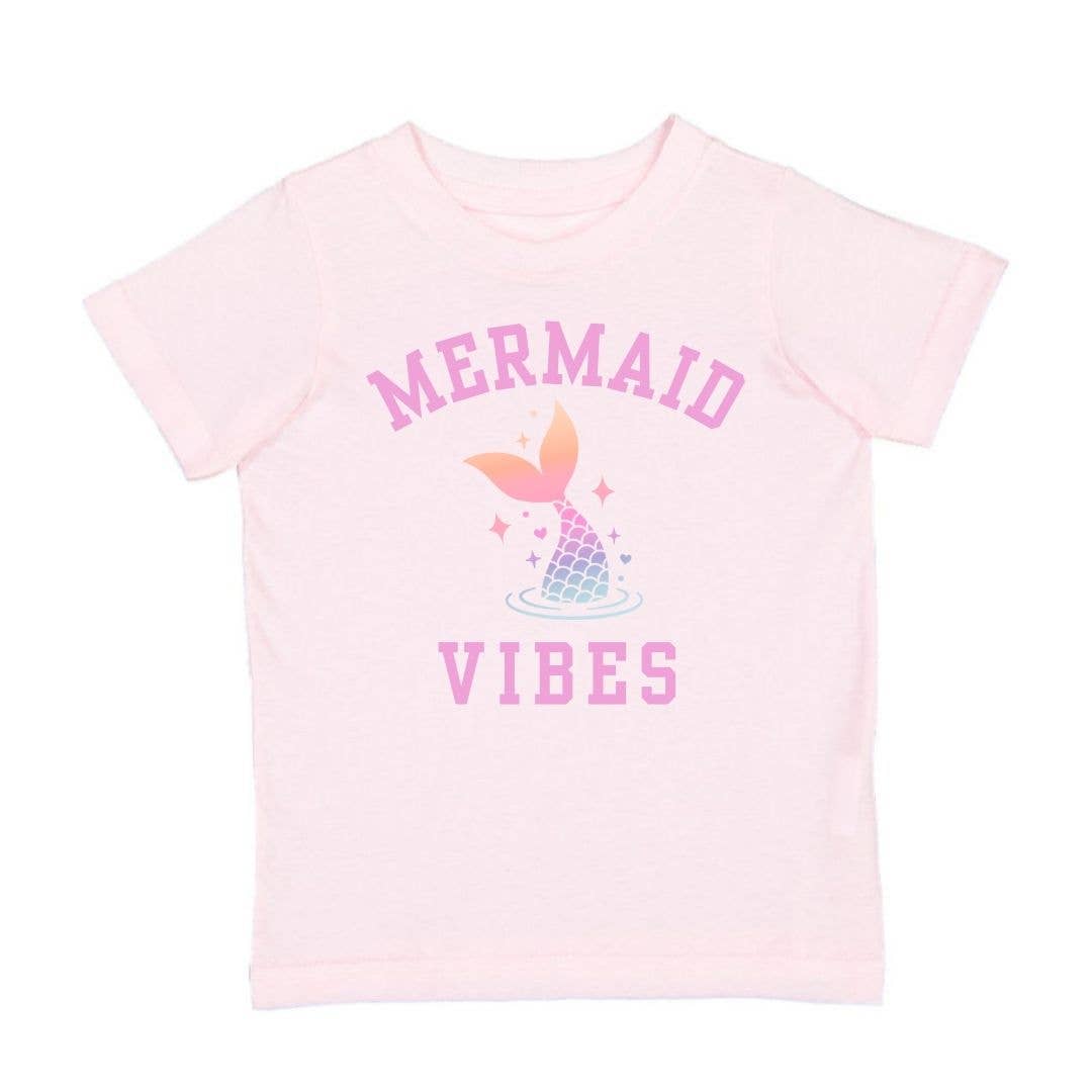 Mermaid Vibes Short Sleeve T-Shirt - Kids Boutique Clothing
