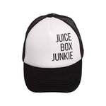 Black-White Juice Box Junky Kids Hat