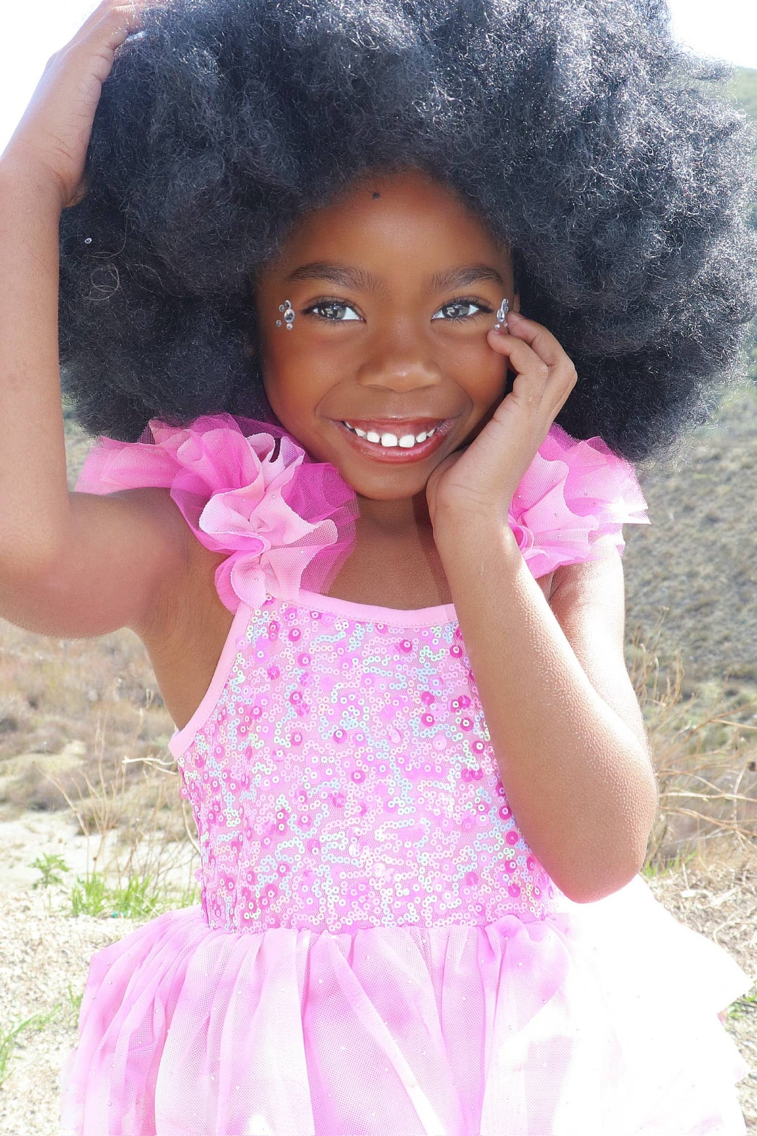 Ombre Pink Sparkle Tulle Dress | Birthday Dress