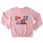 Chenille Bday Girl Sweatshirt
