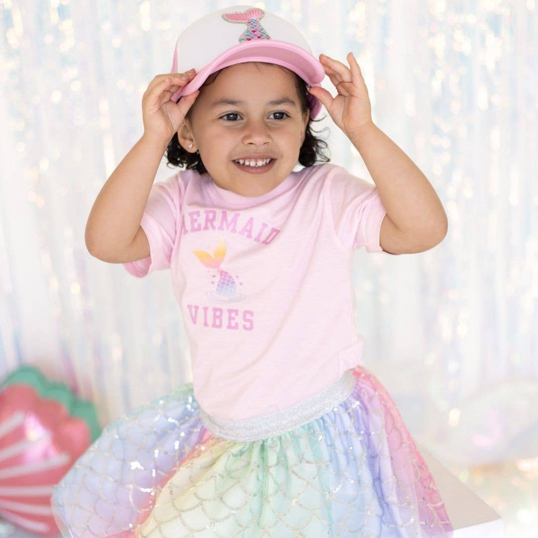 Mermaid Vibes Short Sleeve T-Shirt - Kids Boutique Clothing
