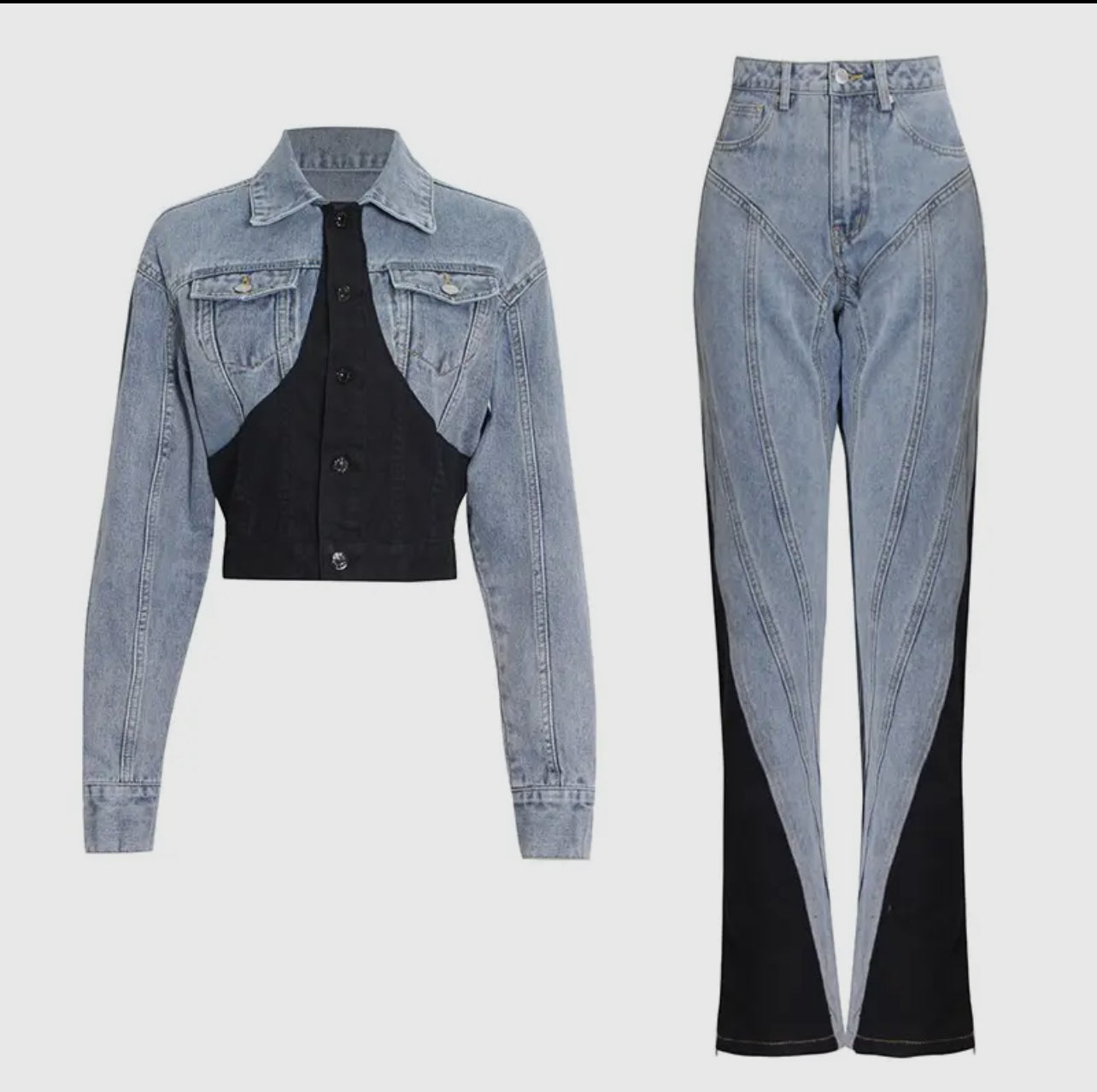 Adult Cut the Lines Denim