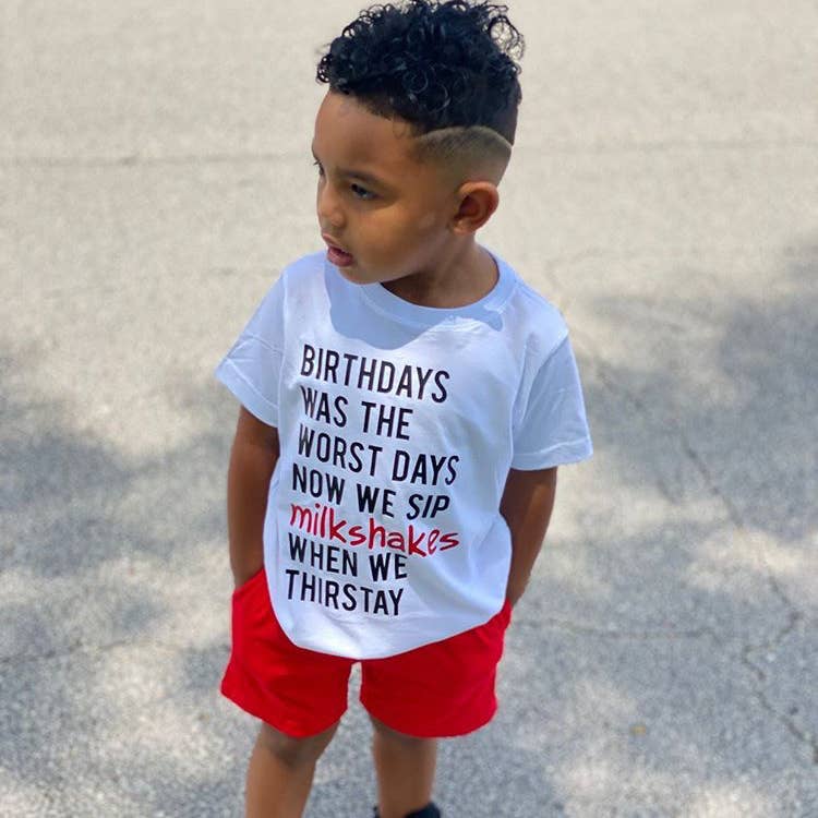 BIRTHDAYS WAS THE WORST DAYS T-SHIRT