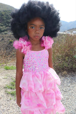 Ombre Pink Sparkle Tulle Dress | Birthday Dress