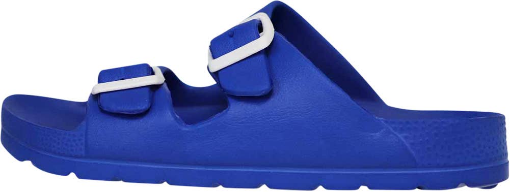 2-Strap Slide Sandal Kids - Royal