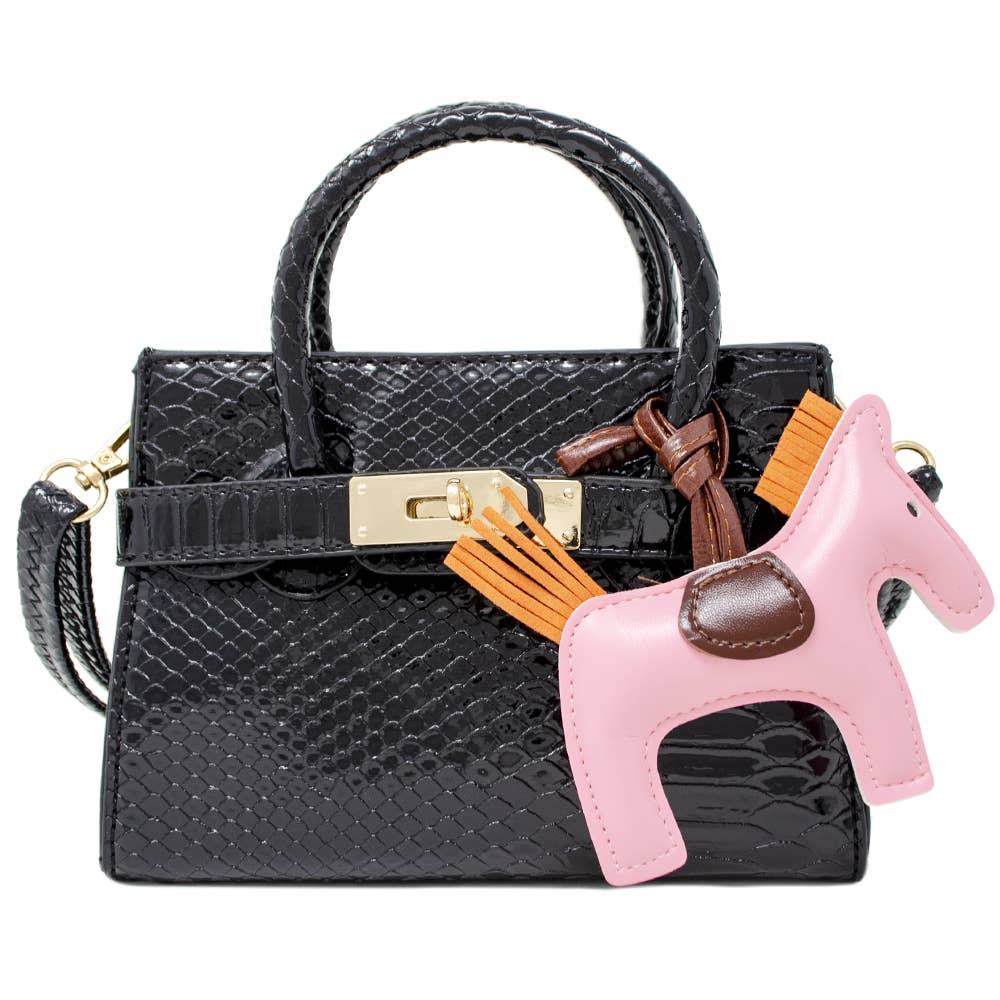 Croc Pony Handbag