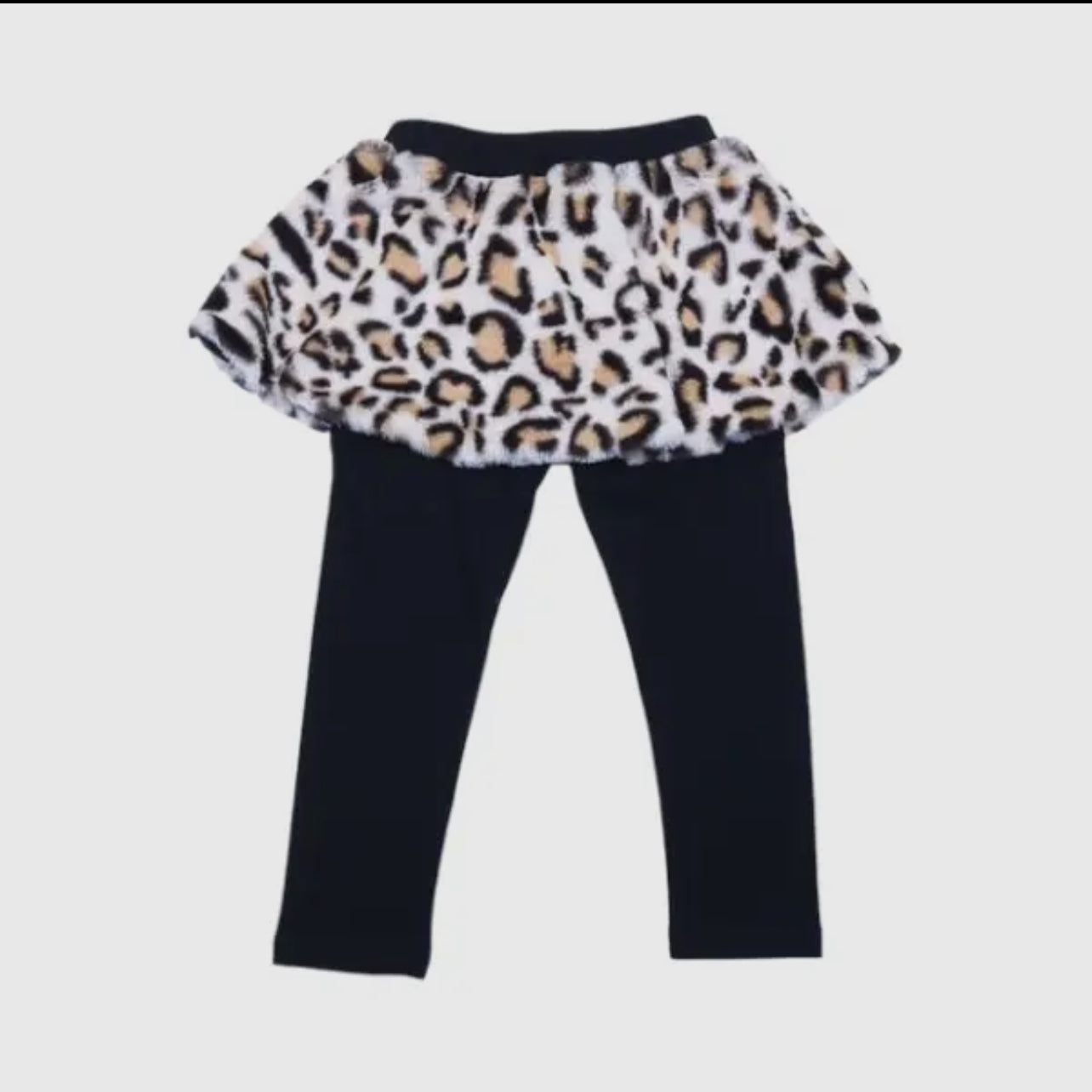 Leopard Fur Skeggings