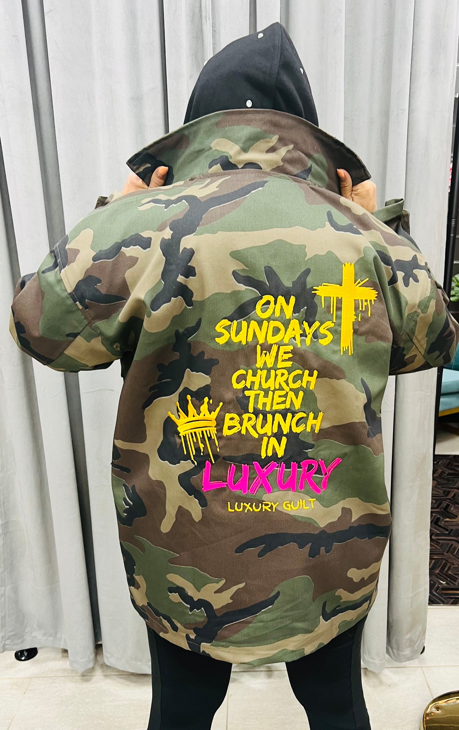 Sunday Brunch Camo Jacket