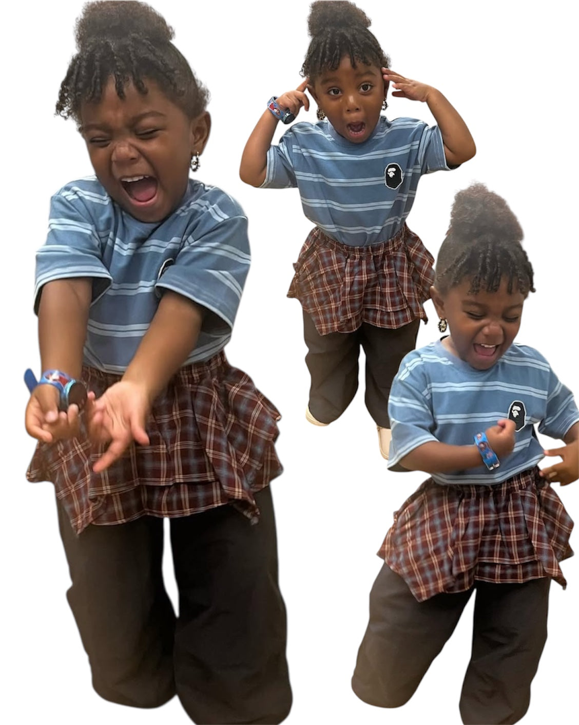 Plaid Sweat Skant Jogger