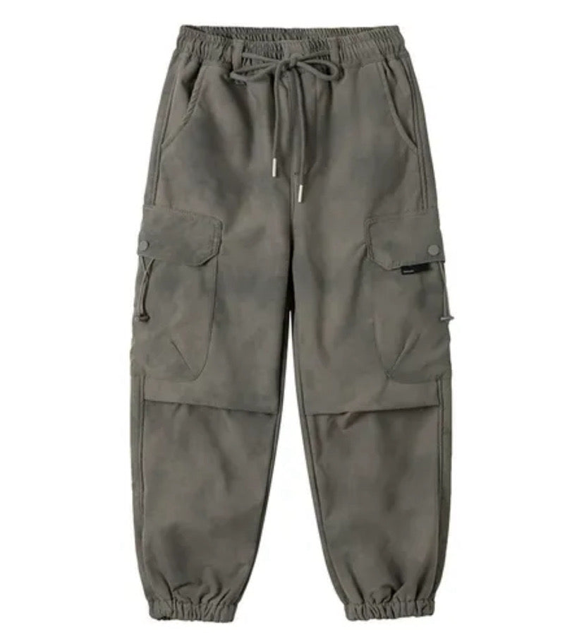 Olive Cargo Joggers