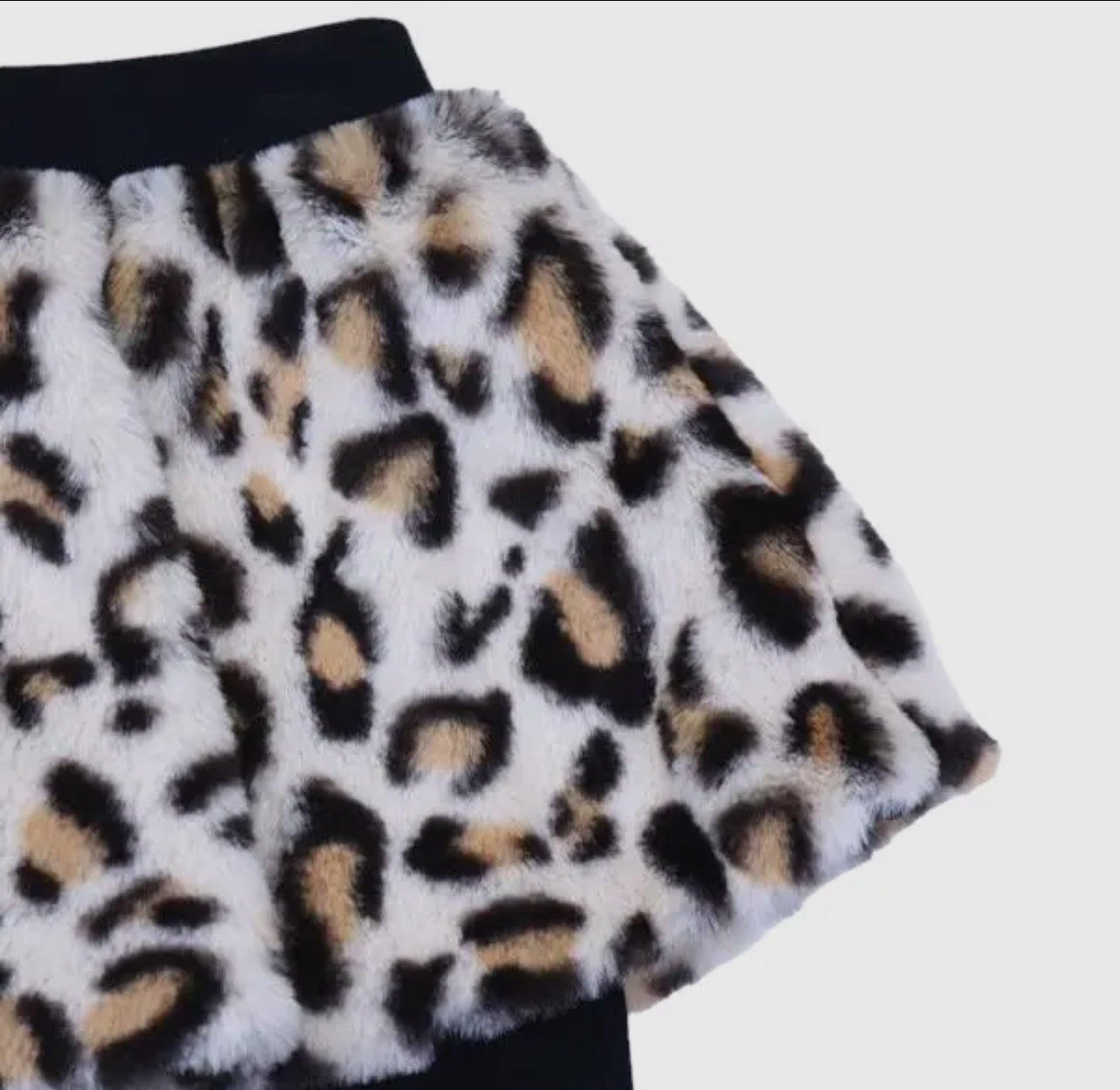 Leopard Fur Skeggings