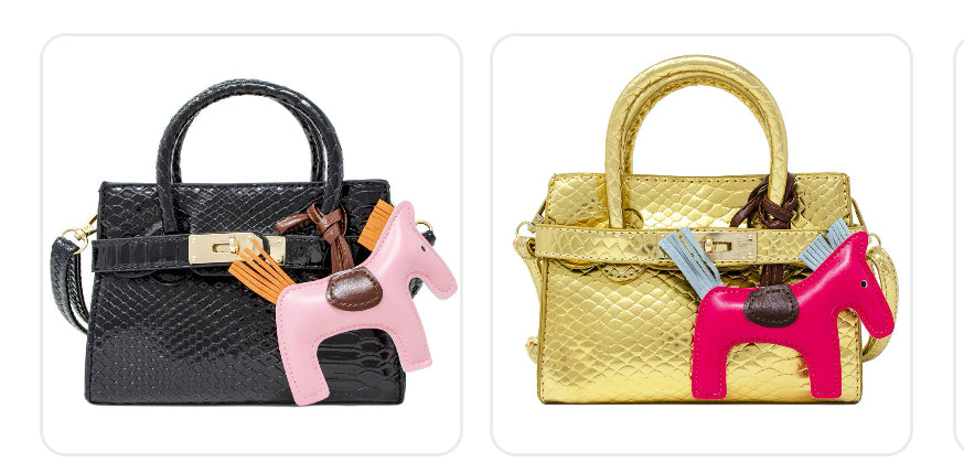 Croc Pony Handbag