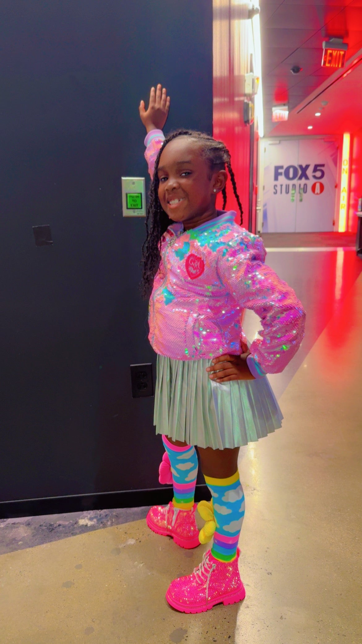 Purple Sequins Patched Bomber Jacket