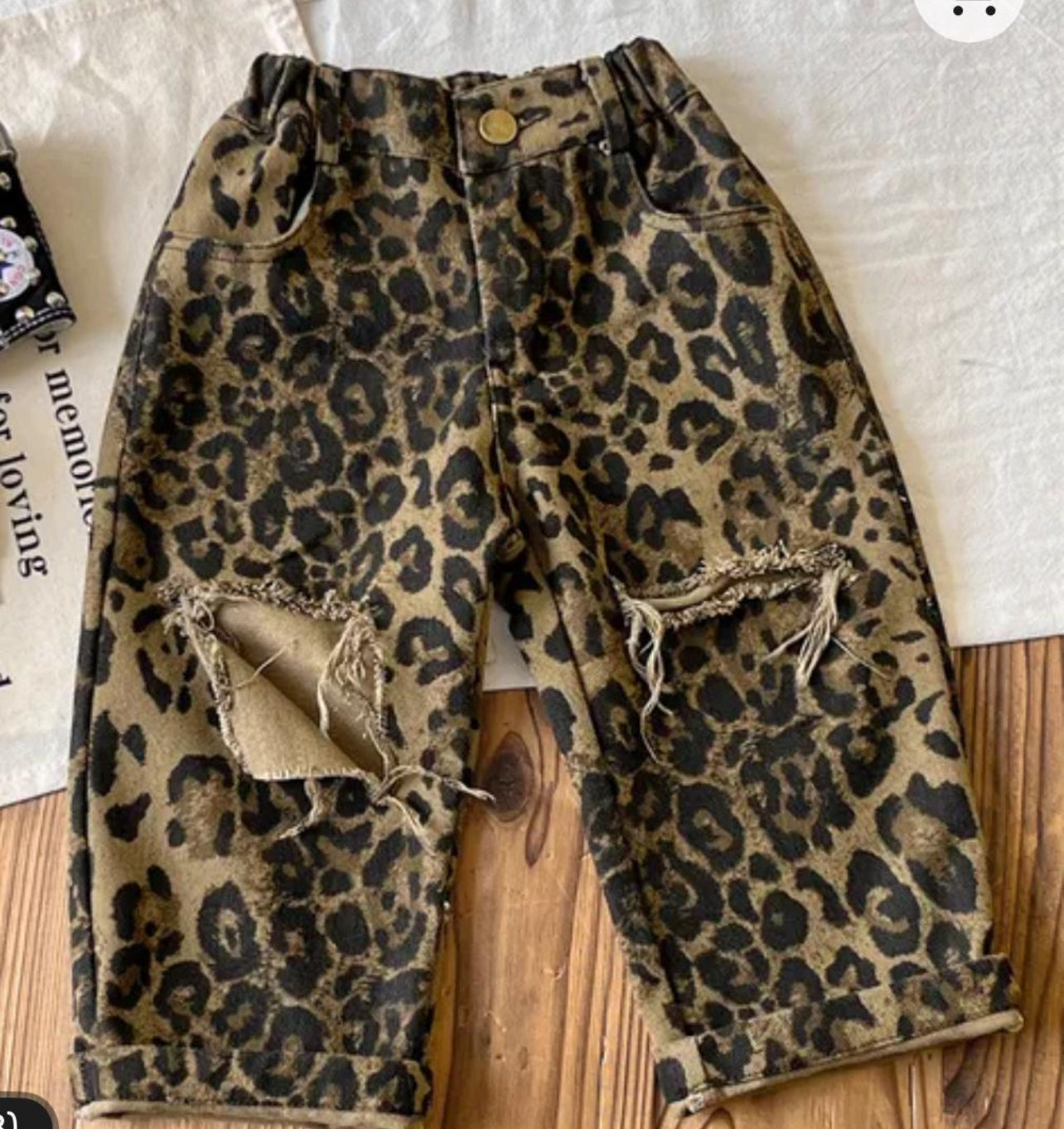 Leopard Denim