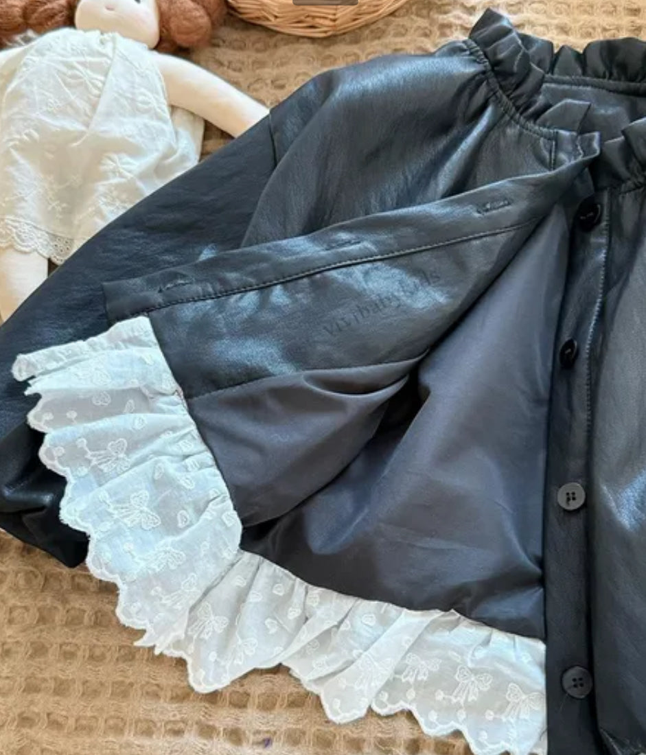 Farrah Faux Lace Jacket