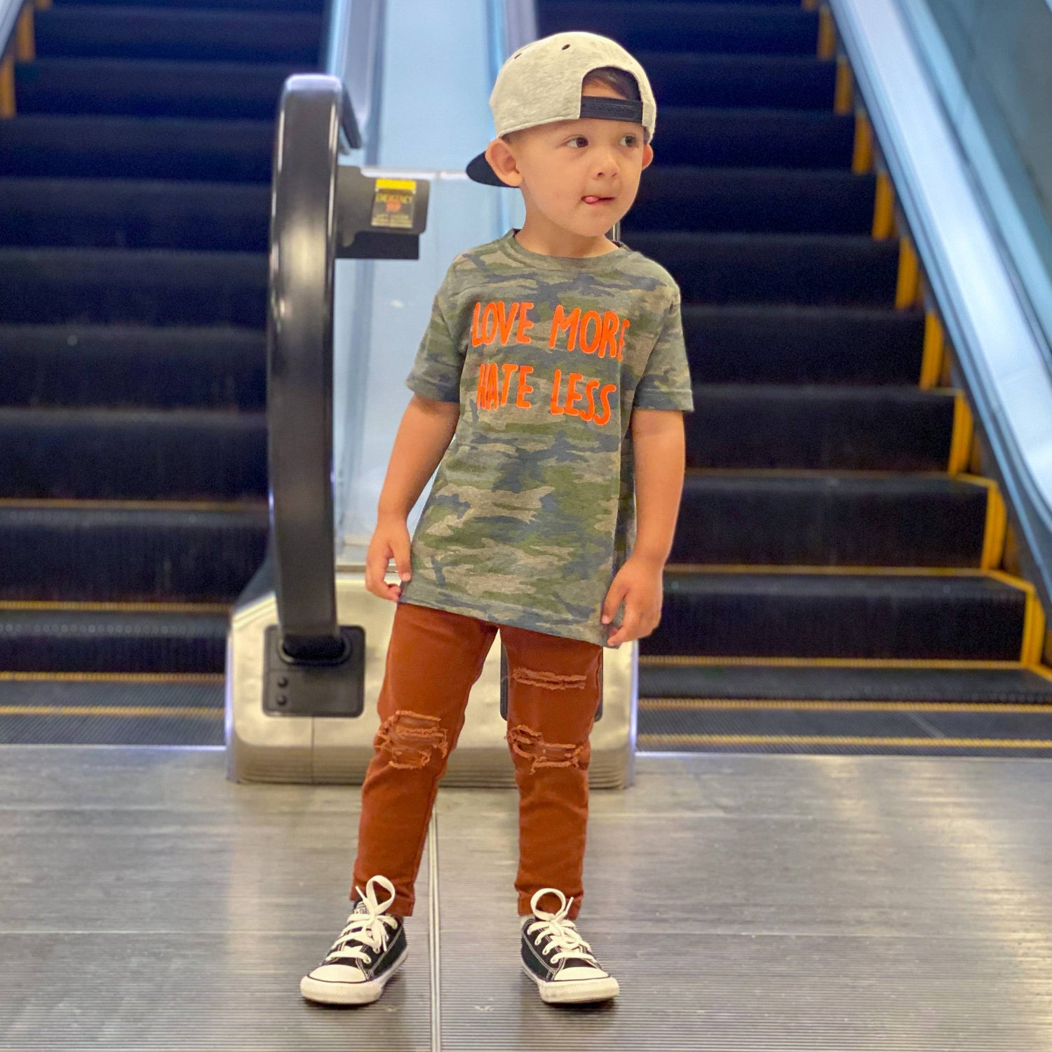 LOVE MORE HATE LESS T-SHIRT