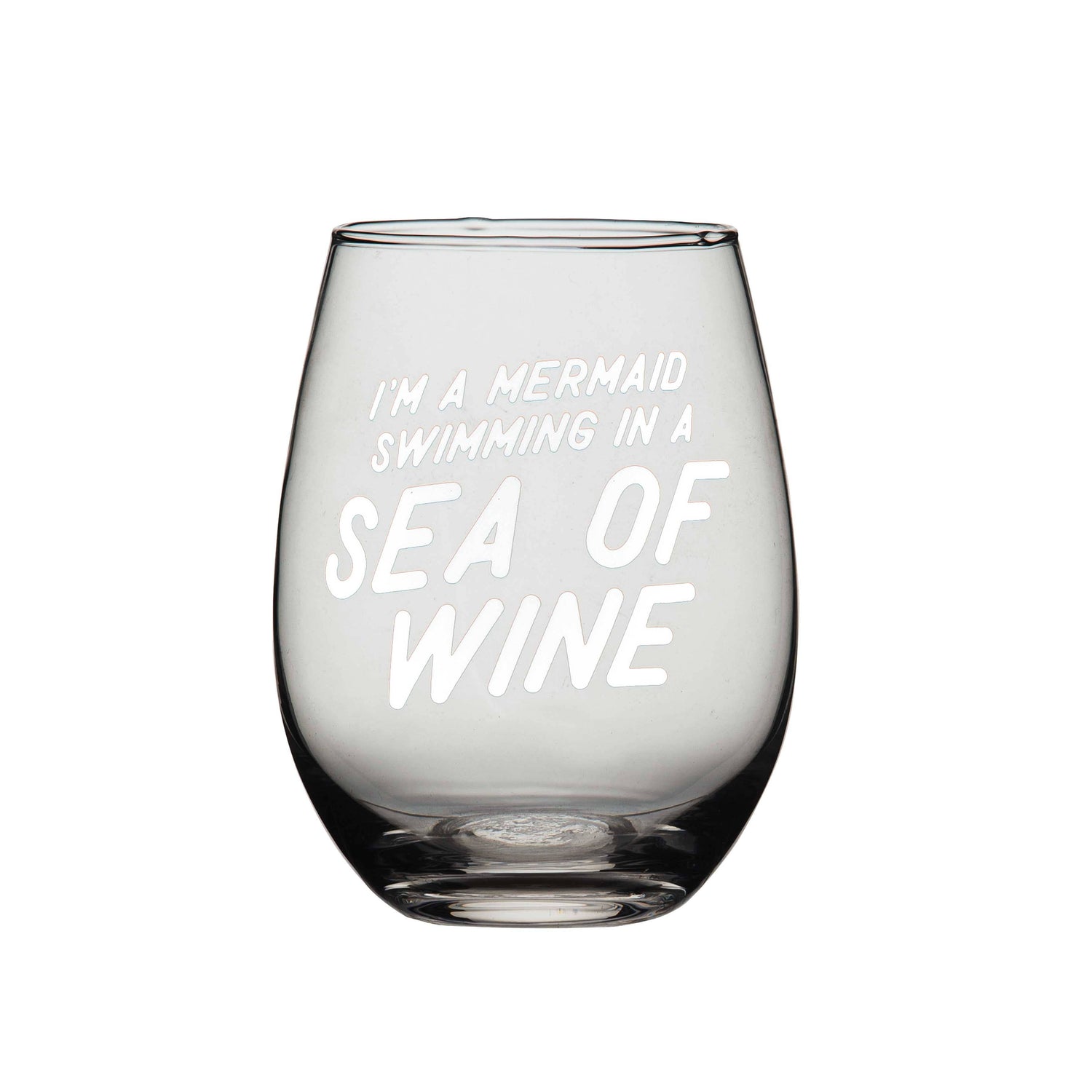 Wine Glass, Mermaid