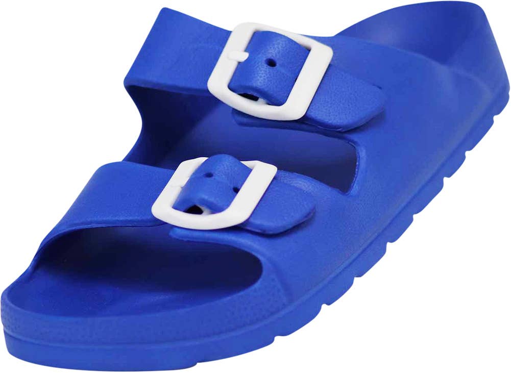 2-Strap Slide Sandal Kids - Royal