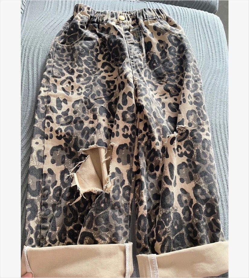 Leopard Denim