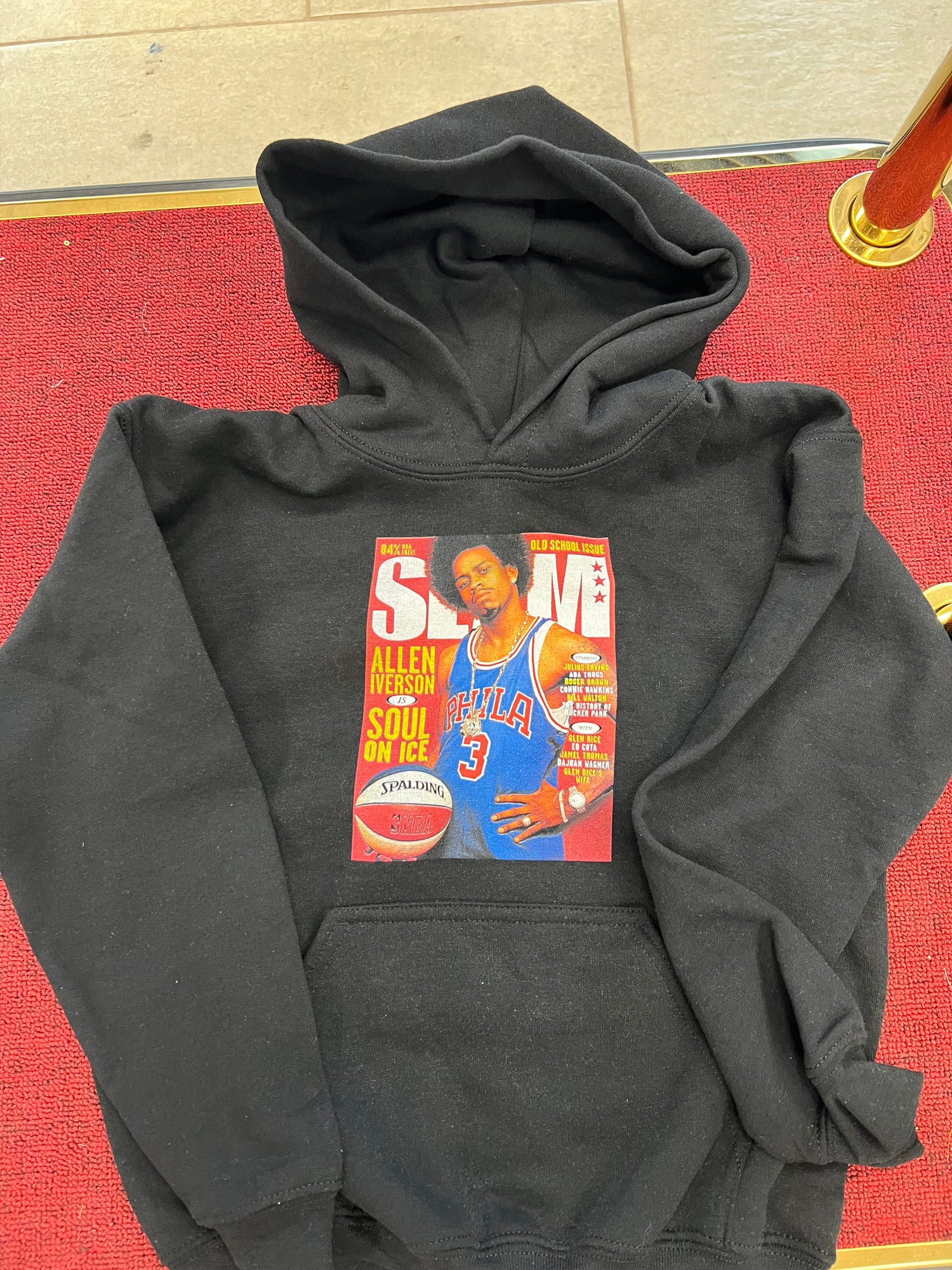 Slam Cover Hoodie - Philadelphia 76Ers Allen Iverson