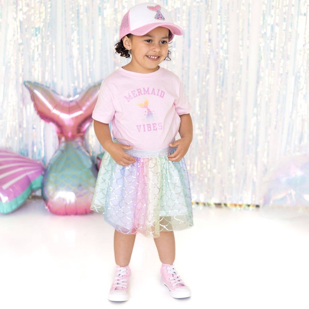Mermaid Vibes Short Sleeve T-Shirt - Kids Boutique Clothing