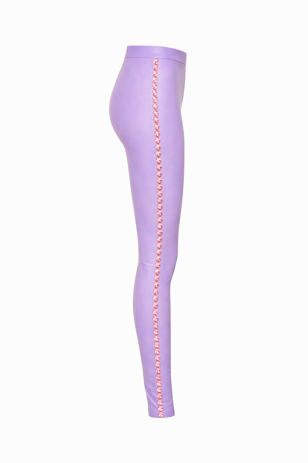 Lavender Faux leather legging