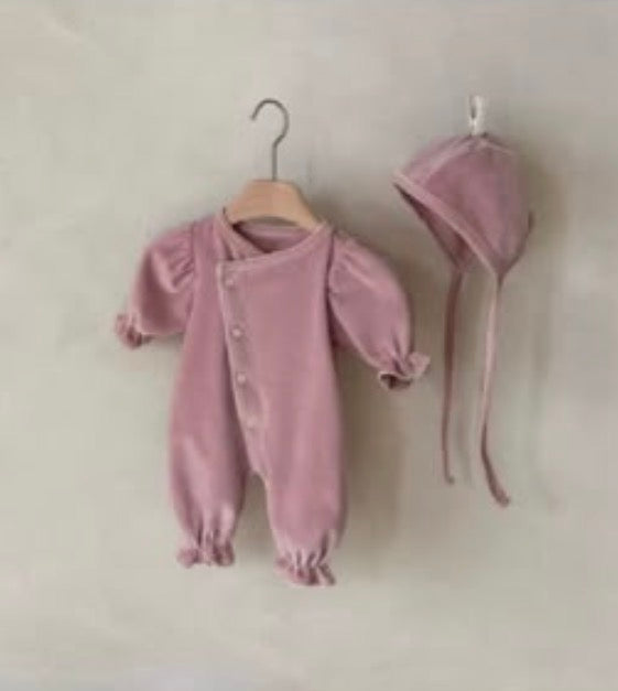 Girly Velvet Romper