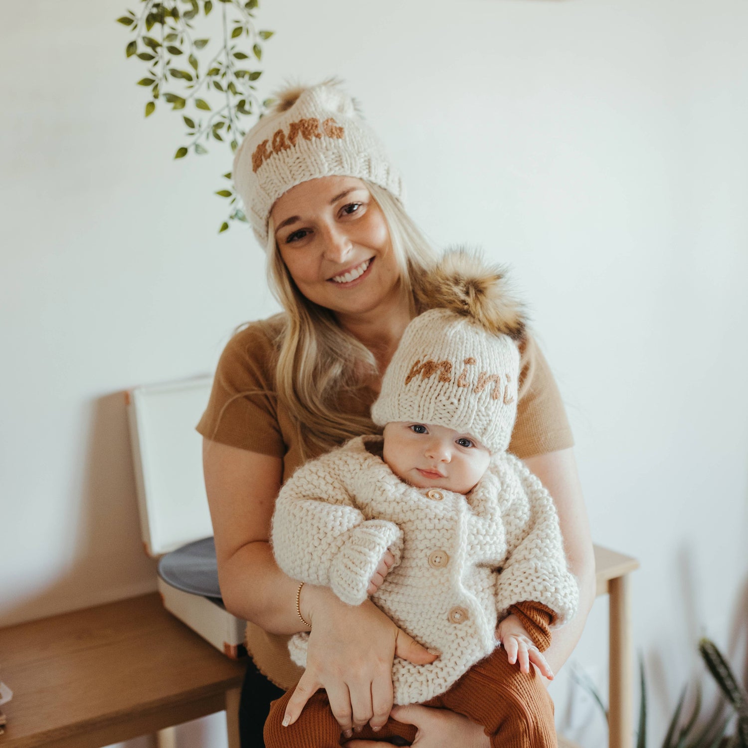 Mini Pecan Beanie Hat- Baby