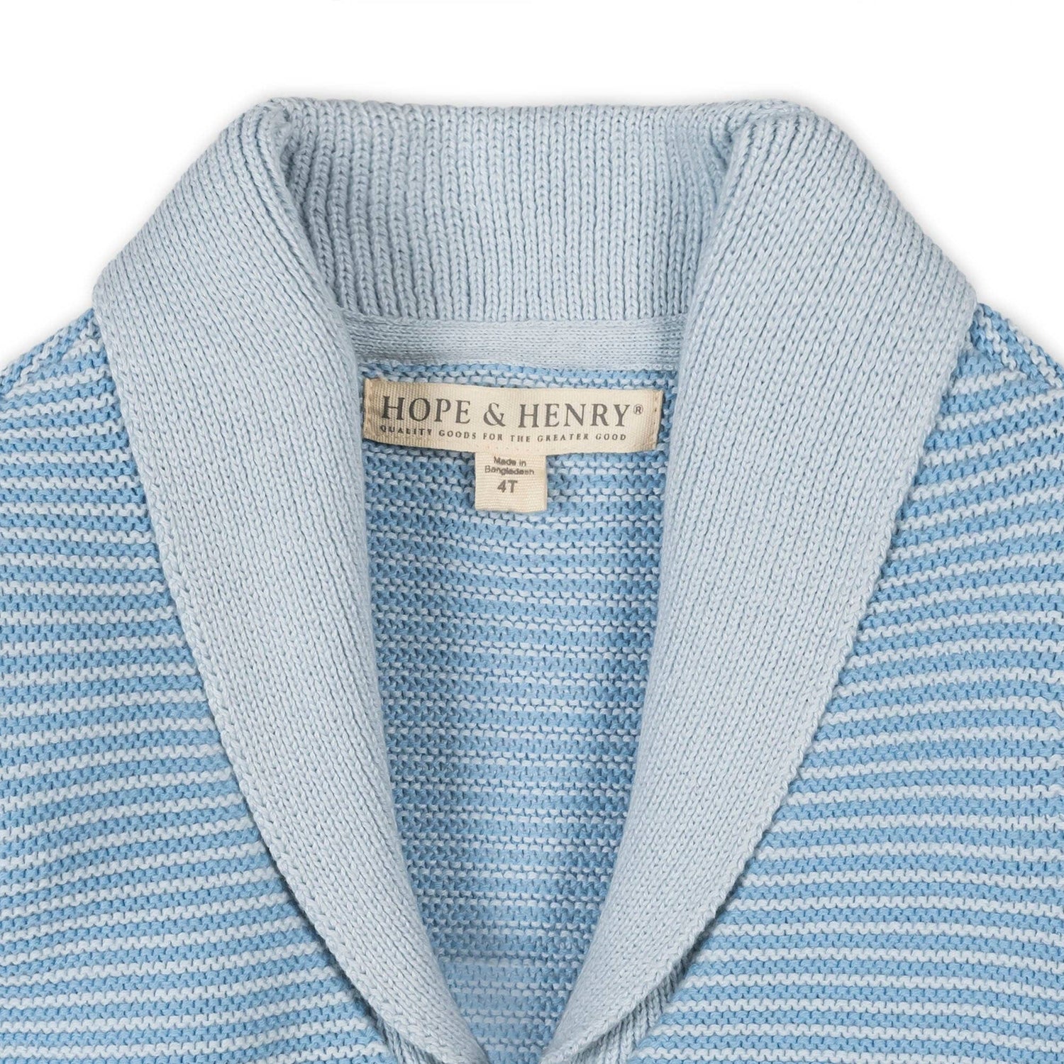 Organic Shawl Collar Cardigan