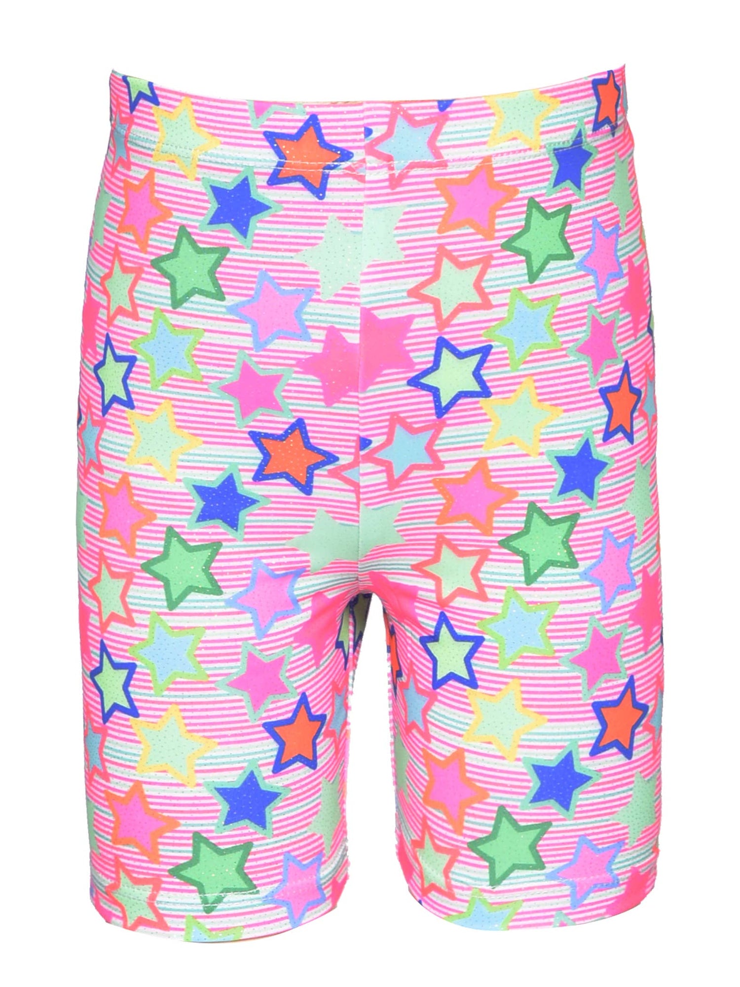 STAR PRINT BIKER SHORTS