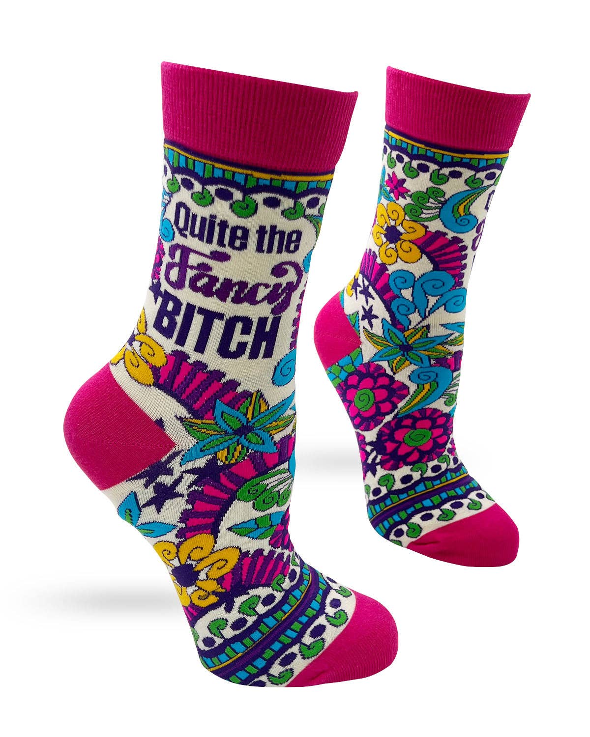 Quite The Fancy B*tch Ladies' Novelty Crew Socks