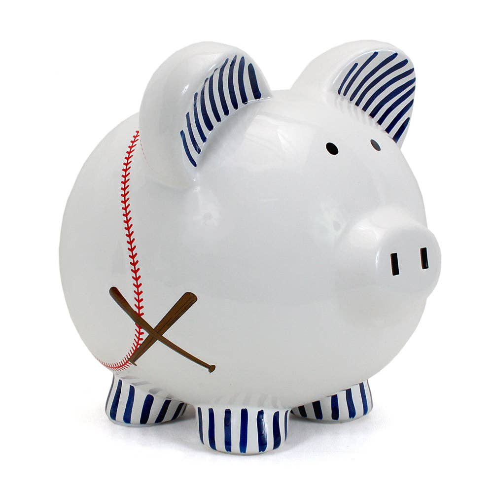 Baseball Large Piggy Bank