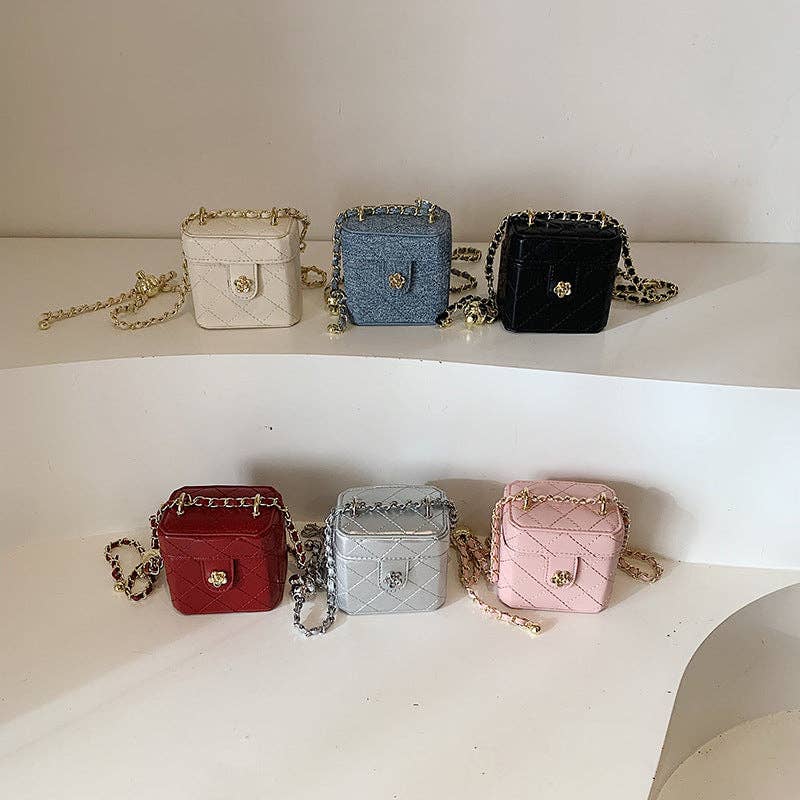 Mini Quilted Crossbody Bag For Kids - Trendy And Stylish