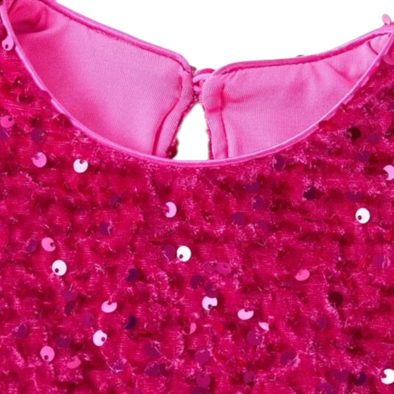 Girls Sequin Tulle Party Dress