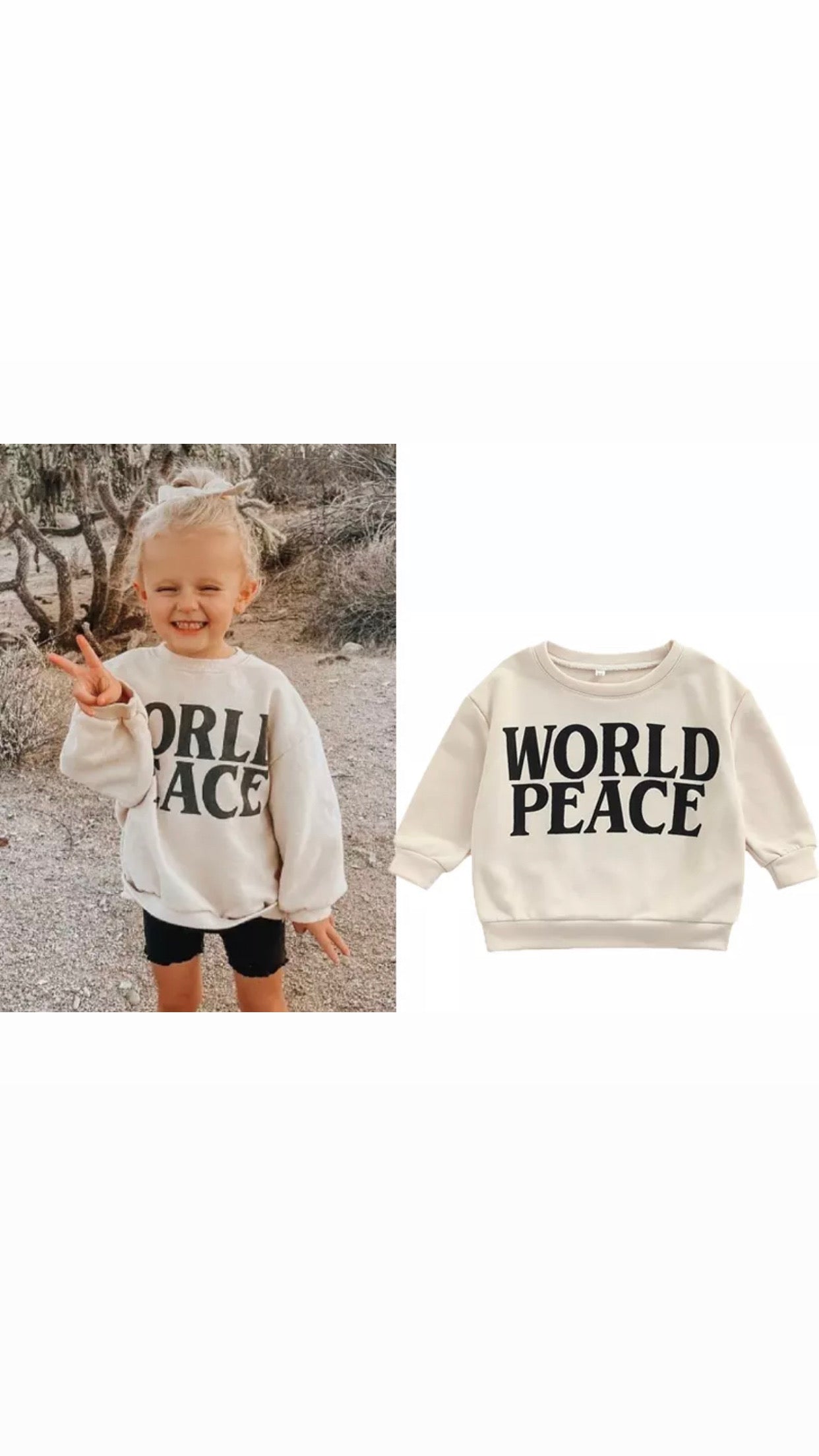 World Peace Crewneck