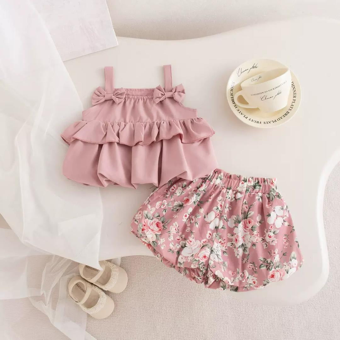 Bow Floral 2pc Set