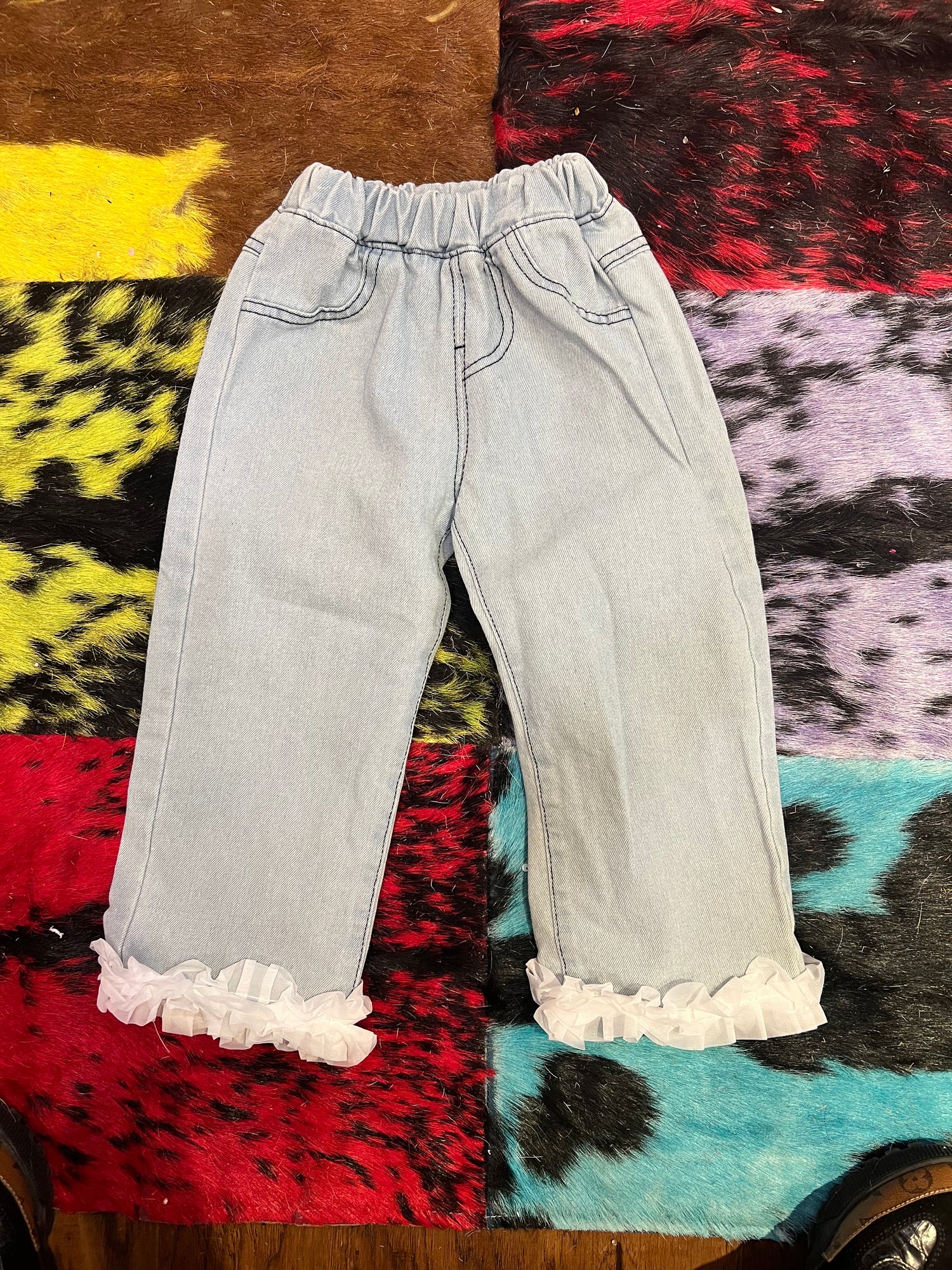 Ruffle Denim