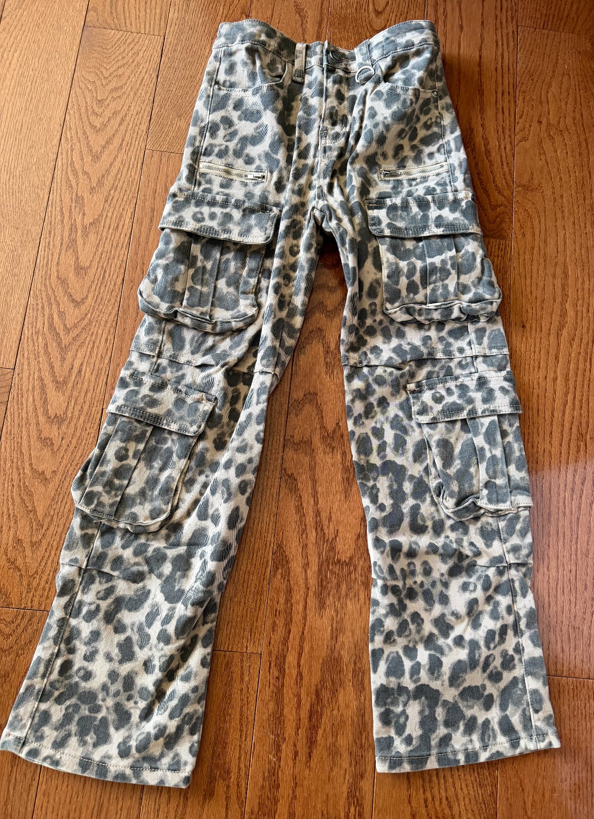 Leopard Cargo Pants