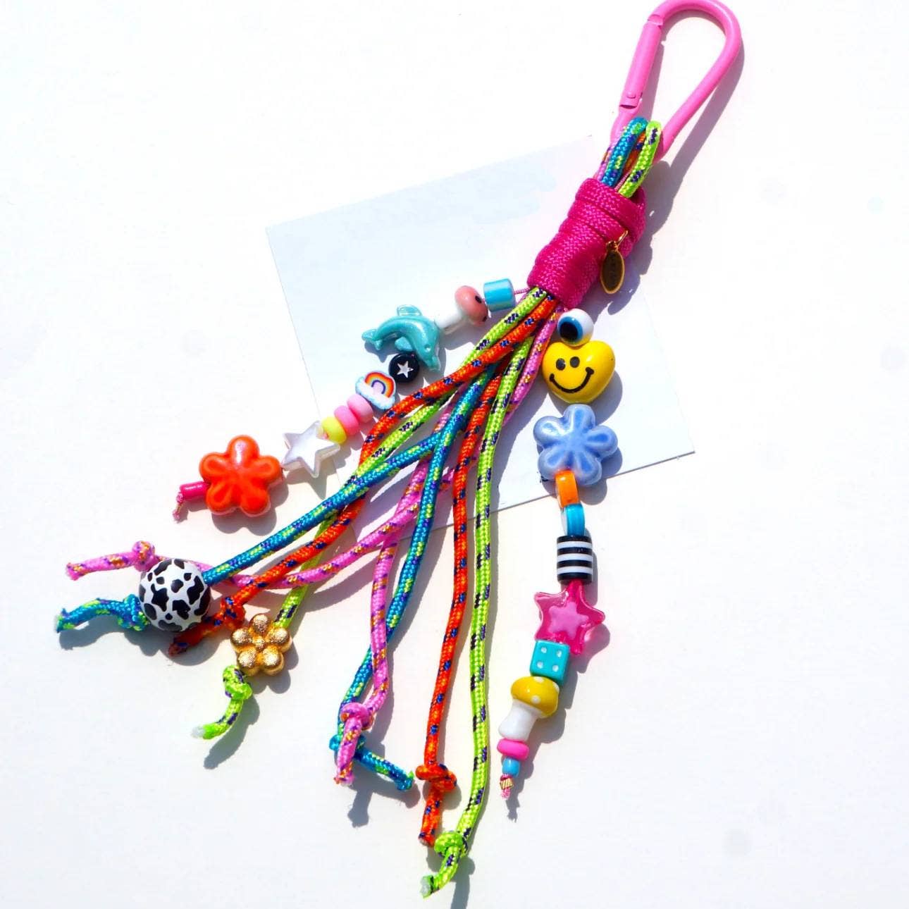 Funny Colored beads Bag Charm  bag chain