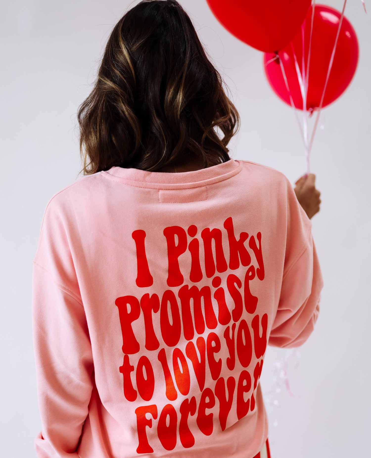 I PINKY PROMISE TO LOVE YOU FOREVER | Oversized Pullover | ADULT