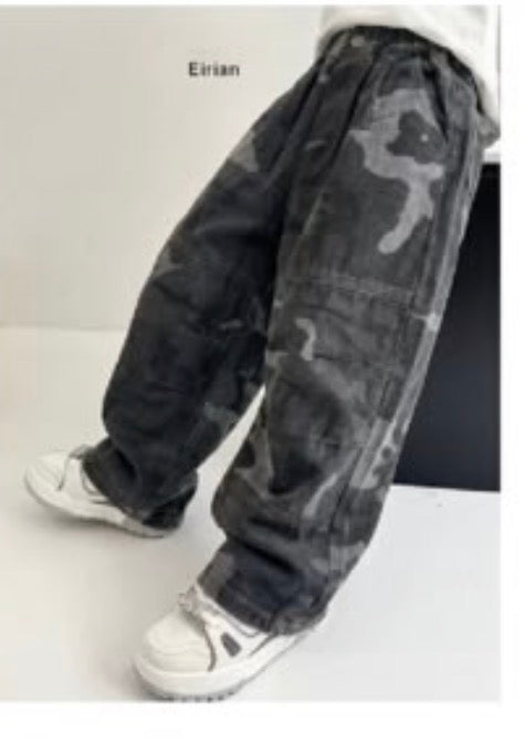 Camo Cargo Denim