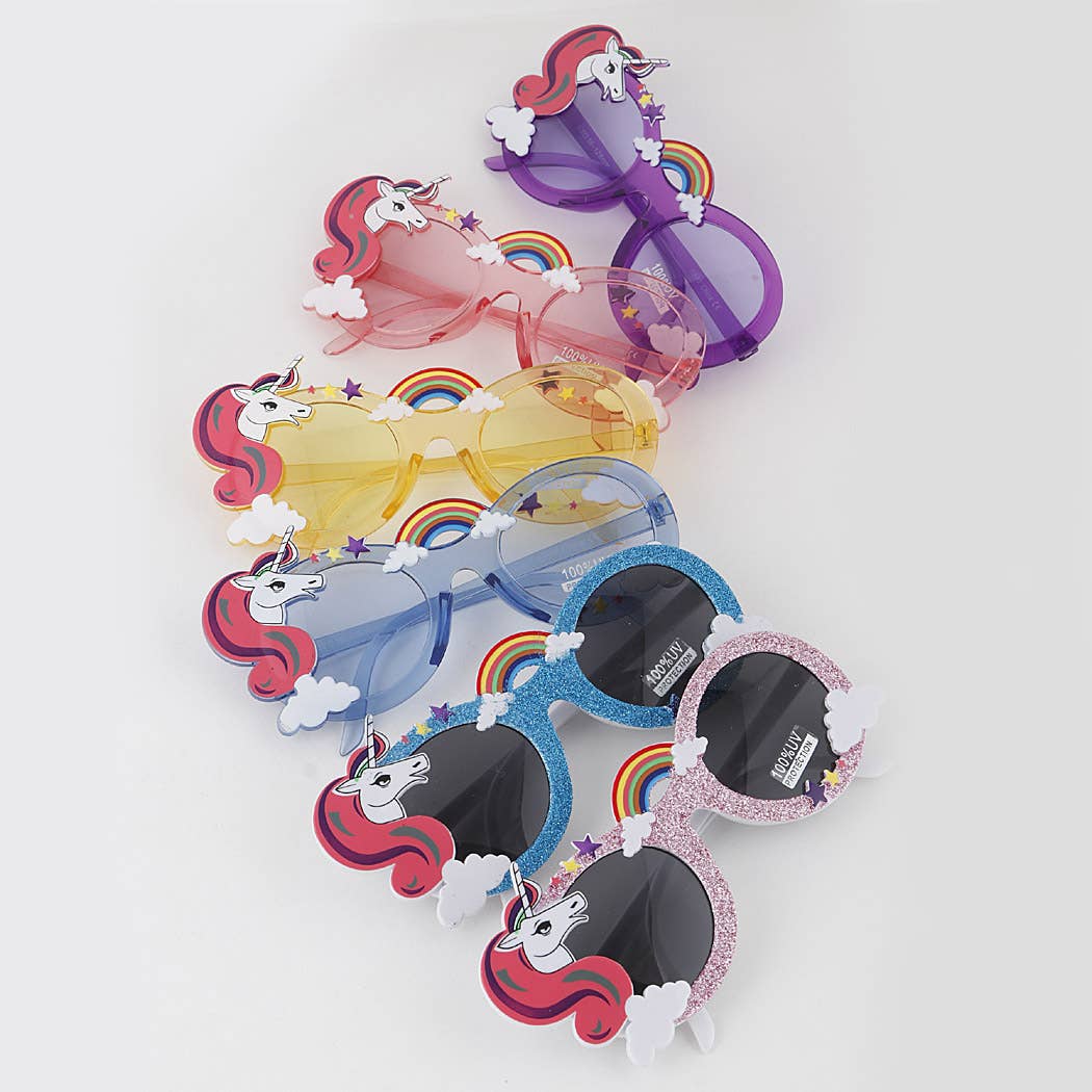 Unicorn Framed Round Sunglasses