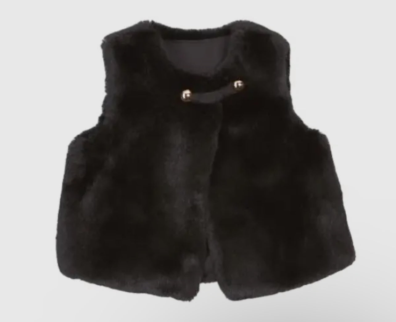 So Chic Furry Vest