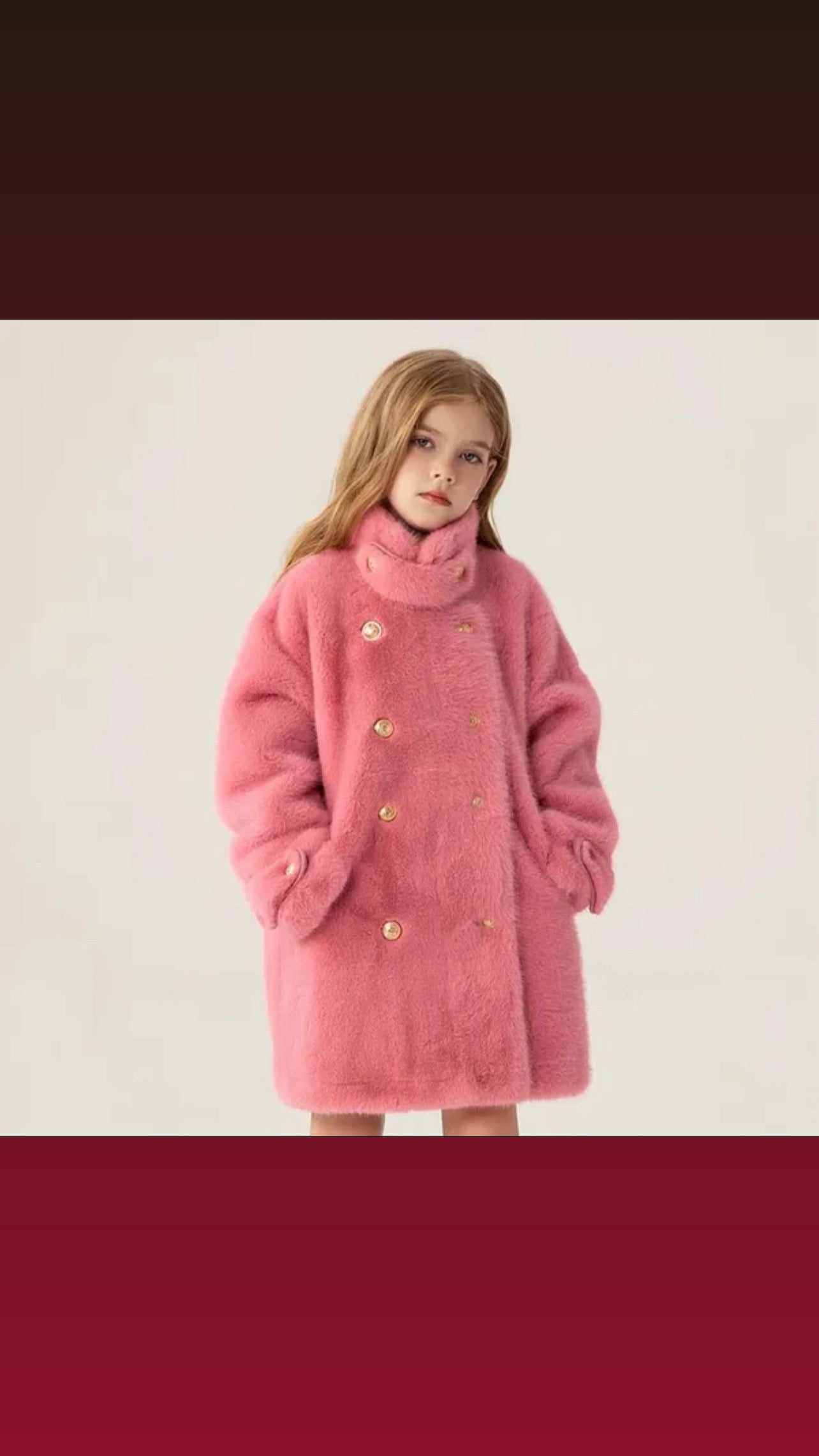 Split Decision Furry Coat