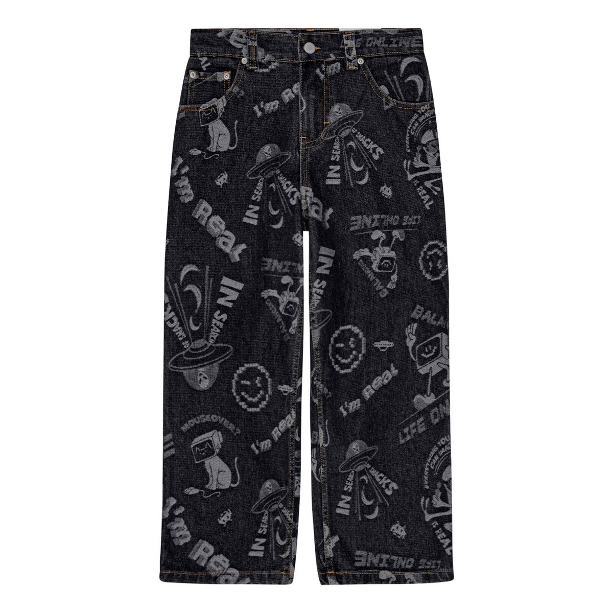 Molo Comic Jacquard Denim