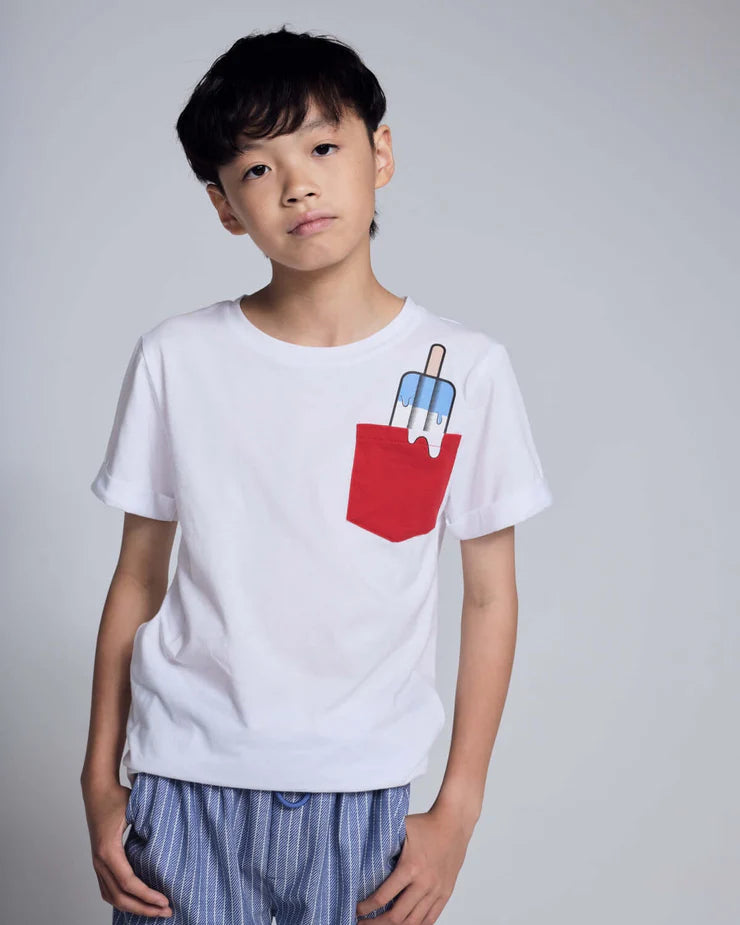 APPAMAN Popsicle Pocket Graphic Tee