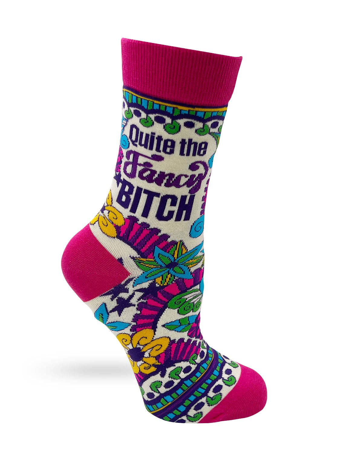 Quite The Fancy B*tch Ladies' Novelty Crew Socks