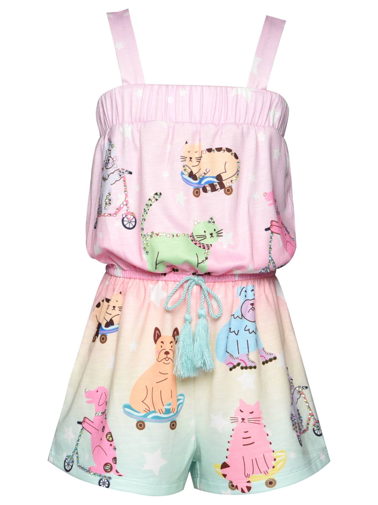 DOG PRINT ROMPER