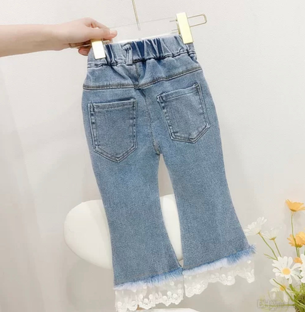 Ruffle Flare Denim